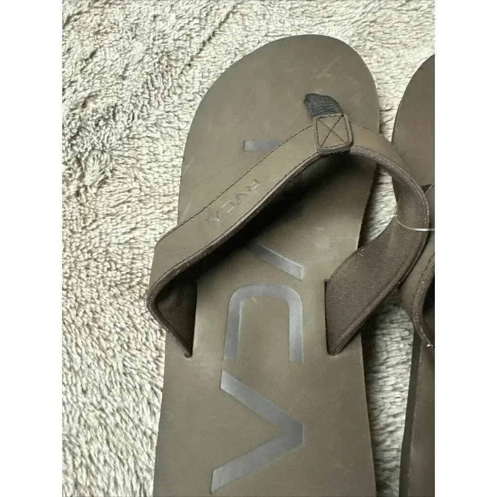 RVCA Mens VA Sport Federal Sandals - Dark Brown Size 9